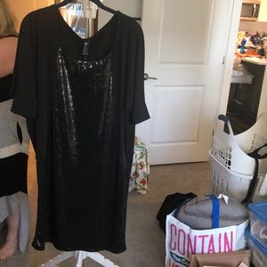 Black fancy dress unaluna